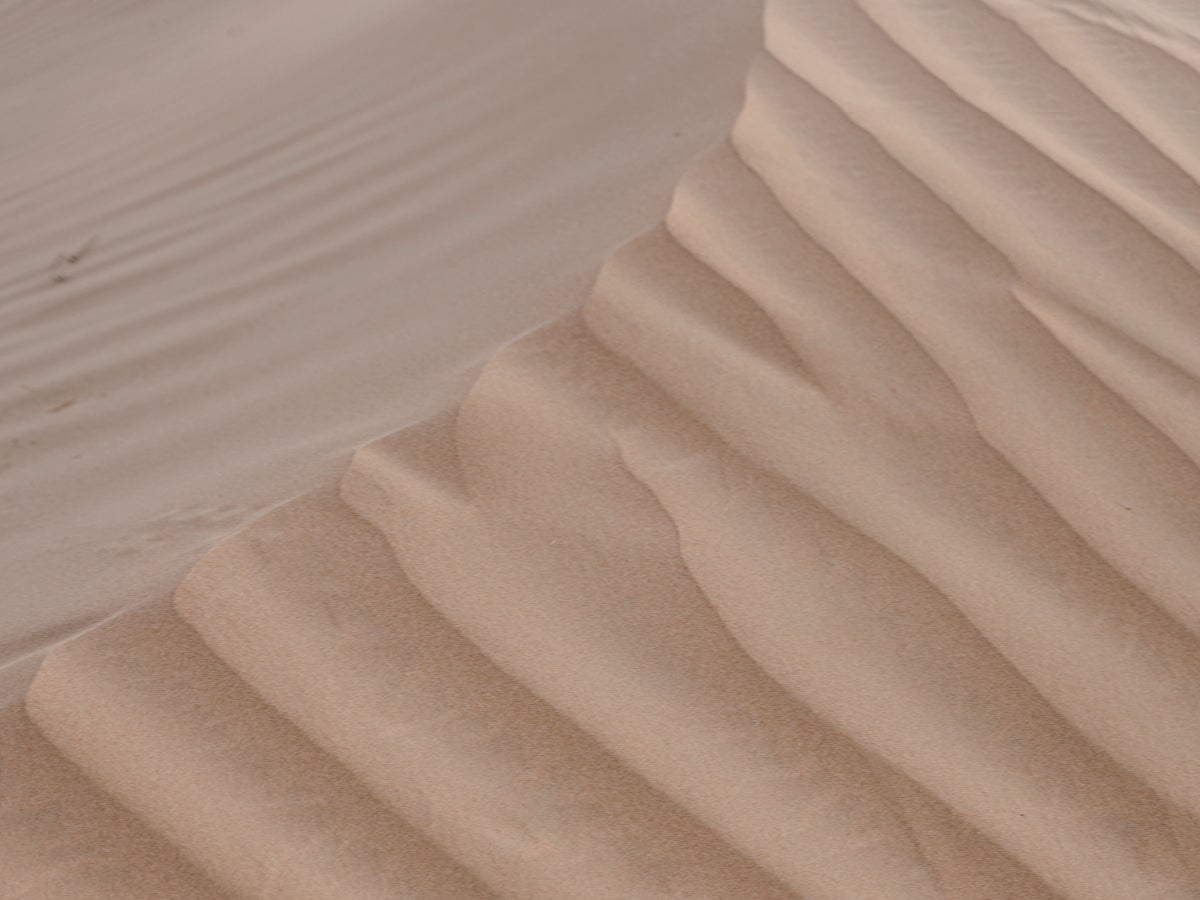 beige sand on a beige background
