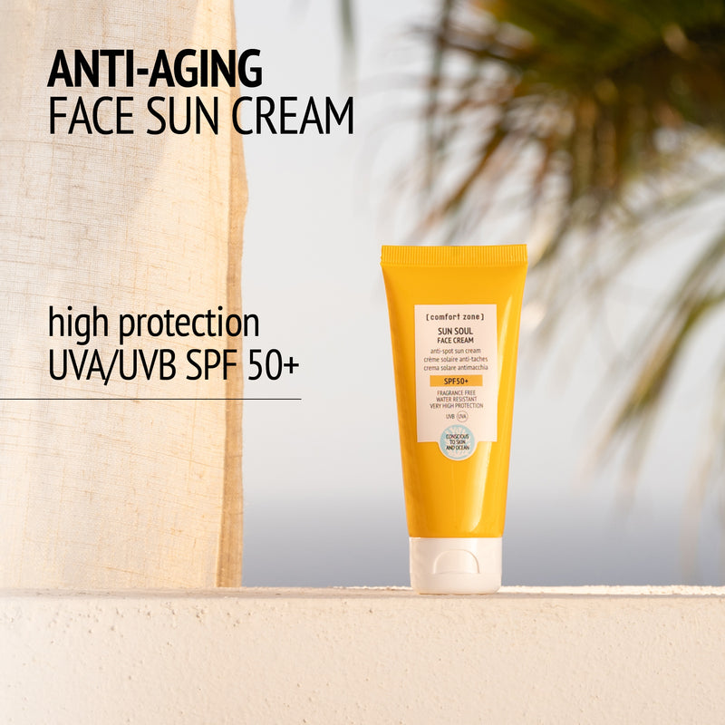 Comfort Zone: SUN SOUL SUN SOUL FACE CREAM SPF 50+  Anti-spot Face Sun Cream -
