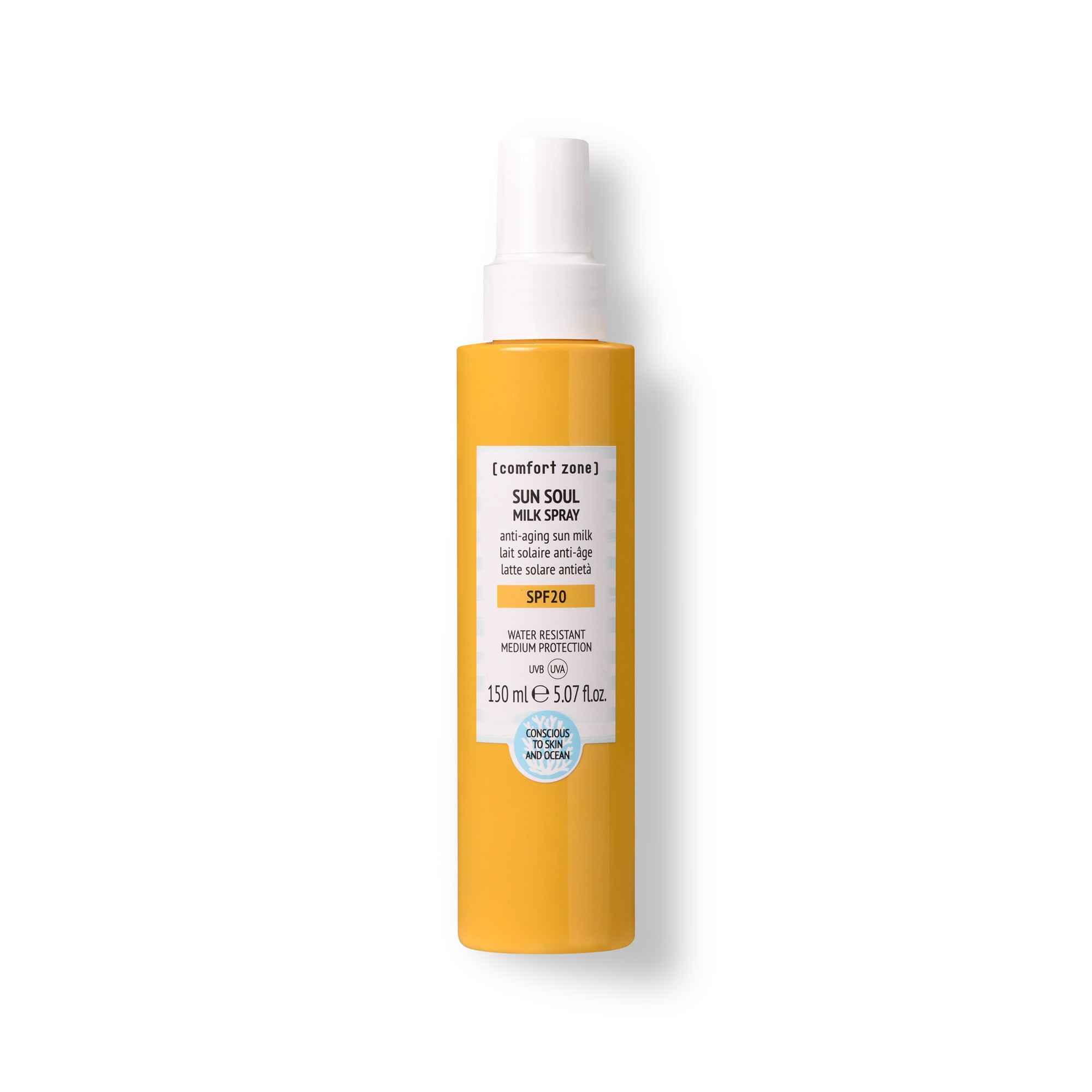 Comfort Zone: SUN SOUL MILK SPRAY SPF 20  Anti-ageing sun milk -
