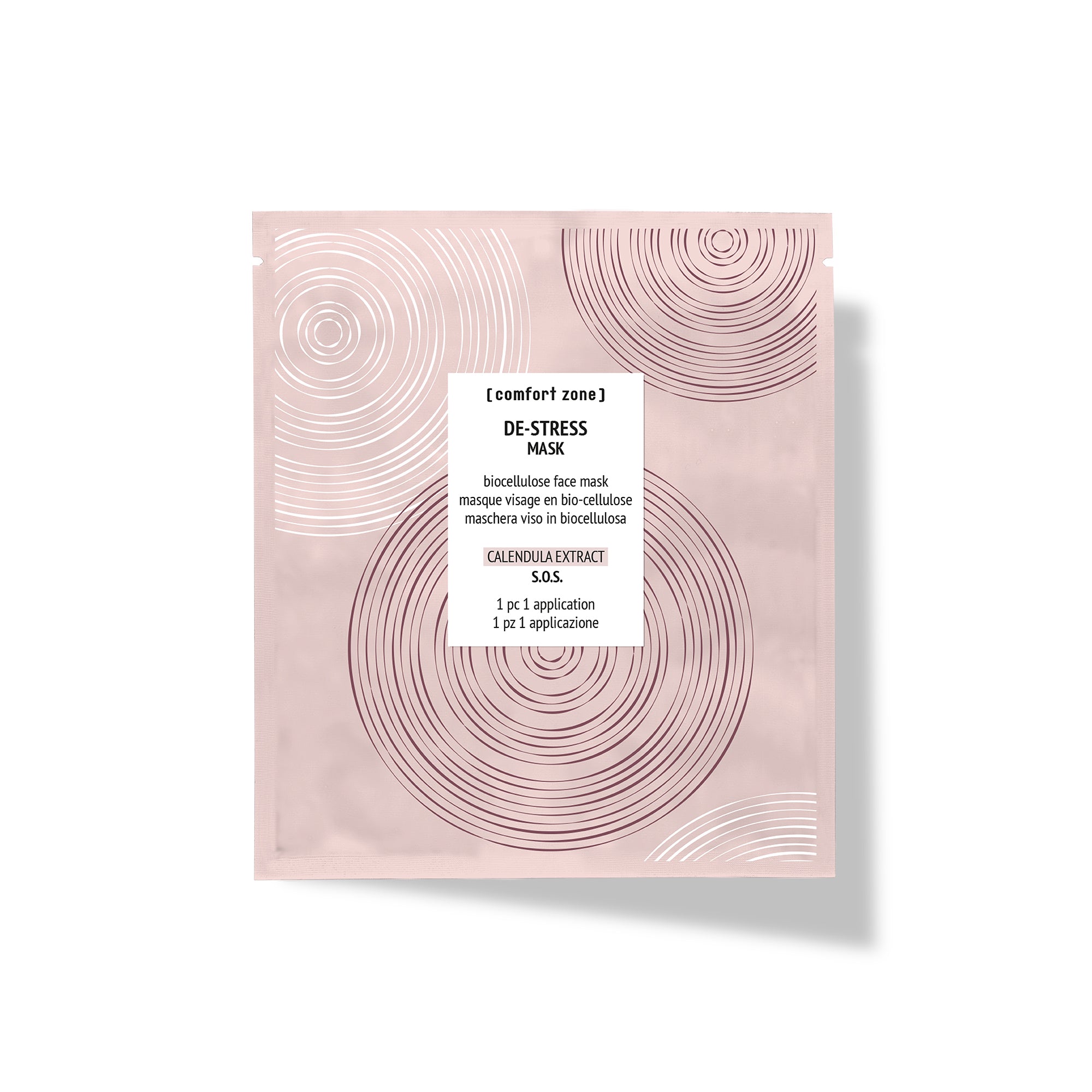 Comfort Zone:  DESTRESS MASK  Biocellulose face mask -
