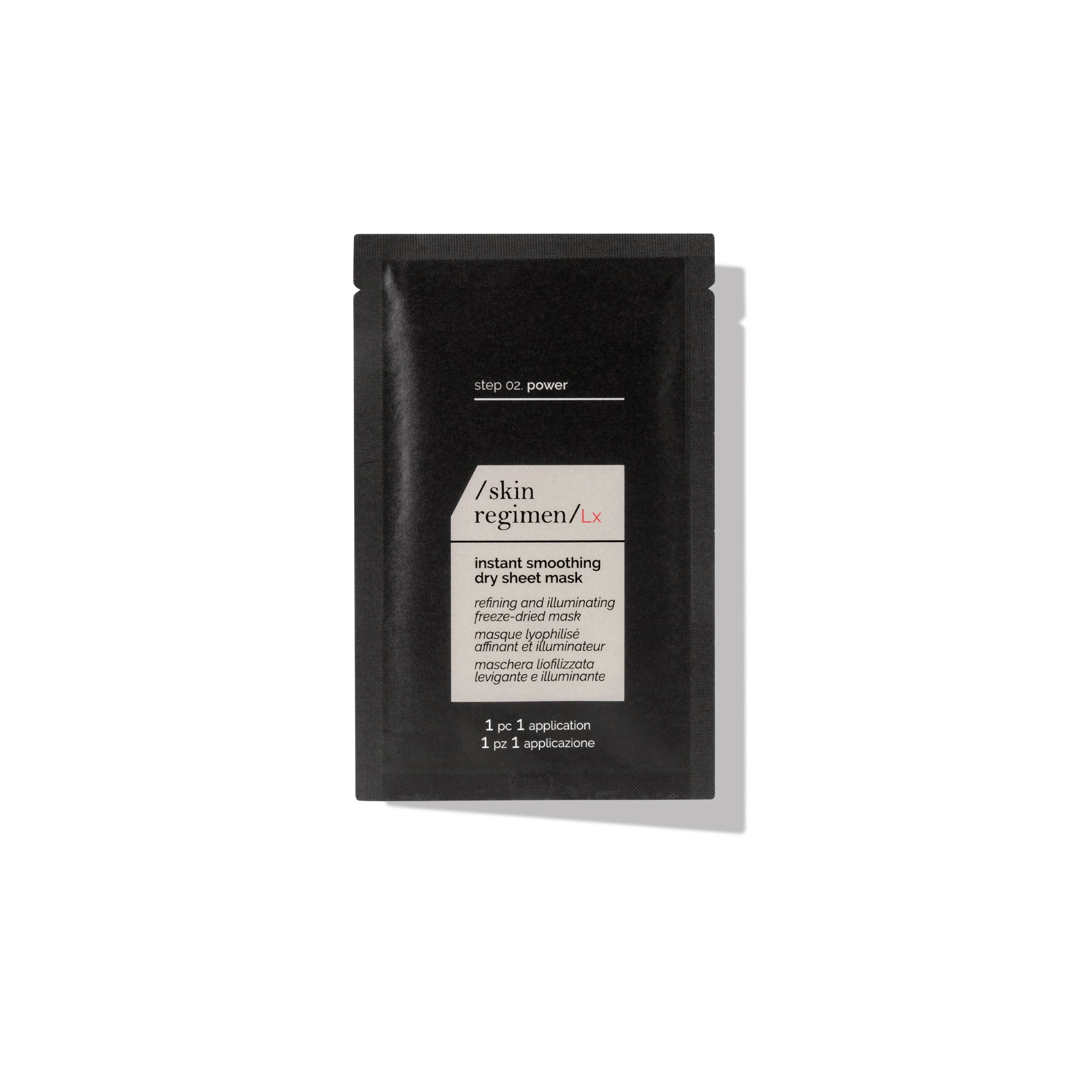 Comfort Zone: SKIN REGIMEN LX INSTANT SMOOTHING DRY SHEET MASK refining and illuminating freeze-dried mask-0.jpg

