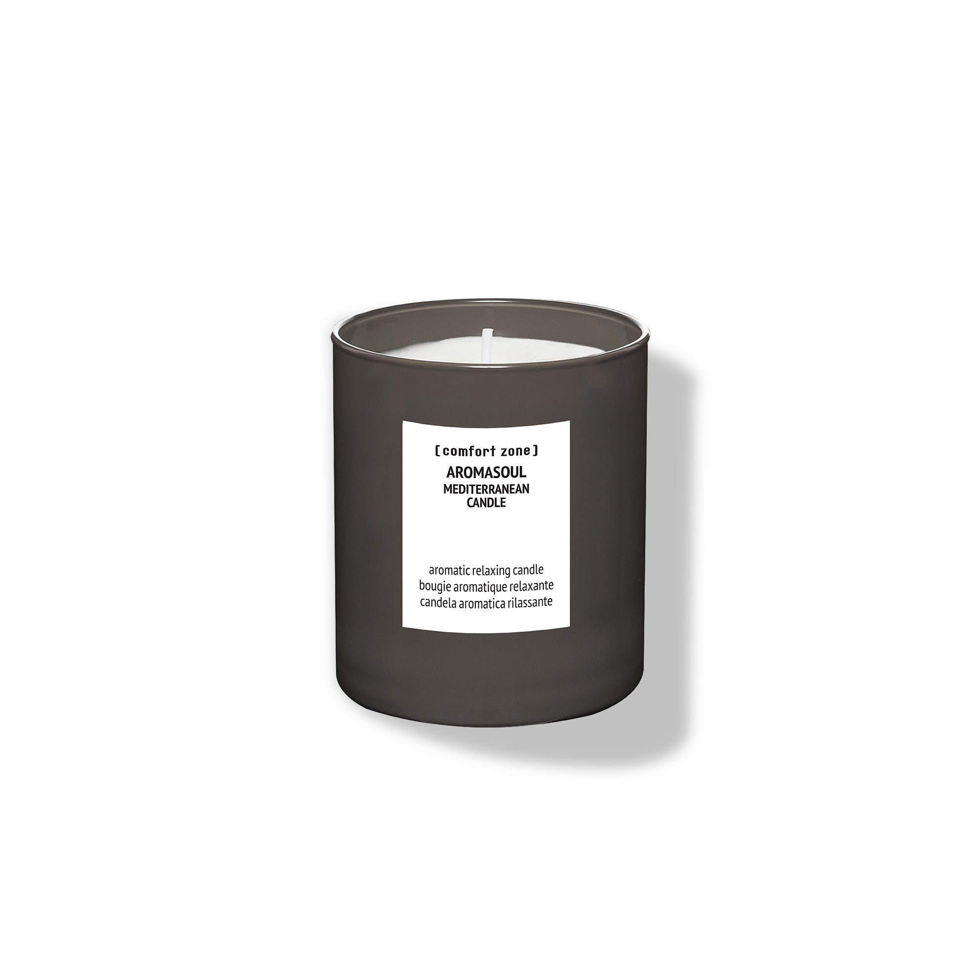 Comfort Zone: MERCHANDISING MEDITERRANEAN CANDLE Aromatic relaxing candle-
