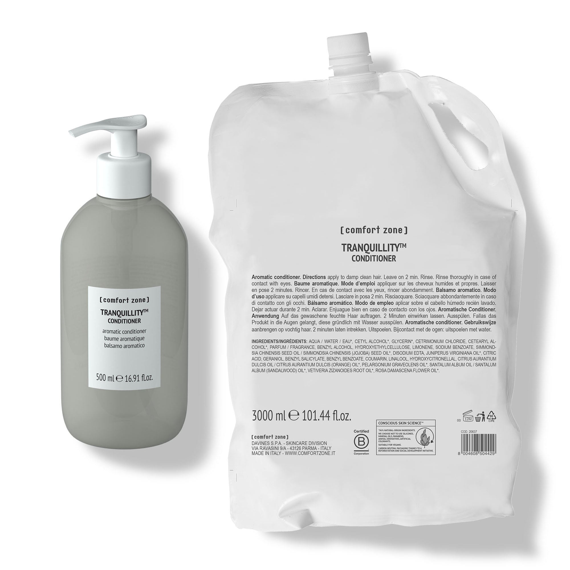 Comfort Zone: TRANQUILLITY&amp;#8482; TRANQUILLITY™ CONDITIONER 3L  3L Aromatic Conditioner Refillable with 500ml Bottle -
