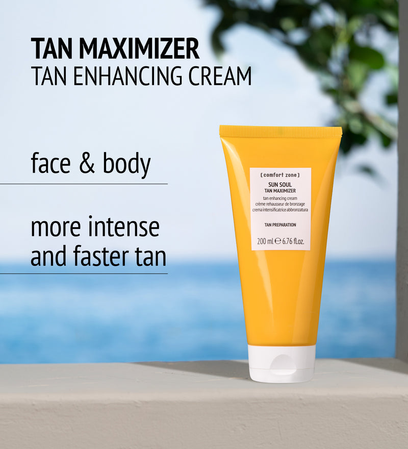Comfort Zone: SUN SOUL TAN MAXIMIZER  Face &amp; body tan enhancing cream -
