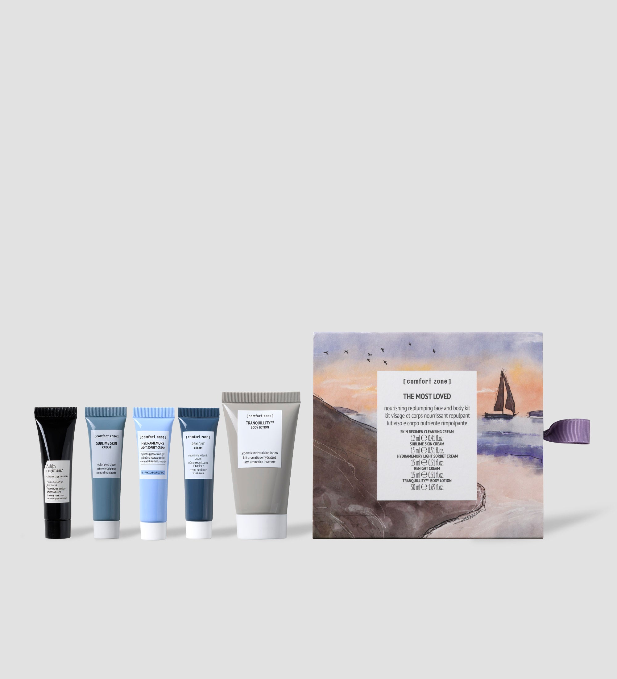 Comfort Zone: KIT THE MOST LOVED Nourishing replumping face and body kit-
